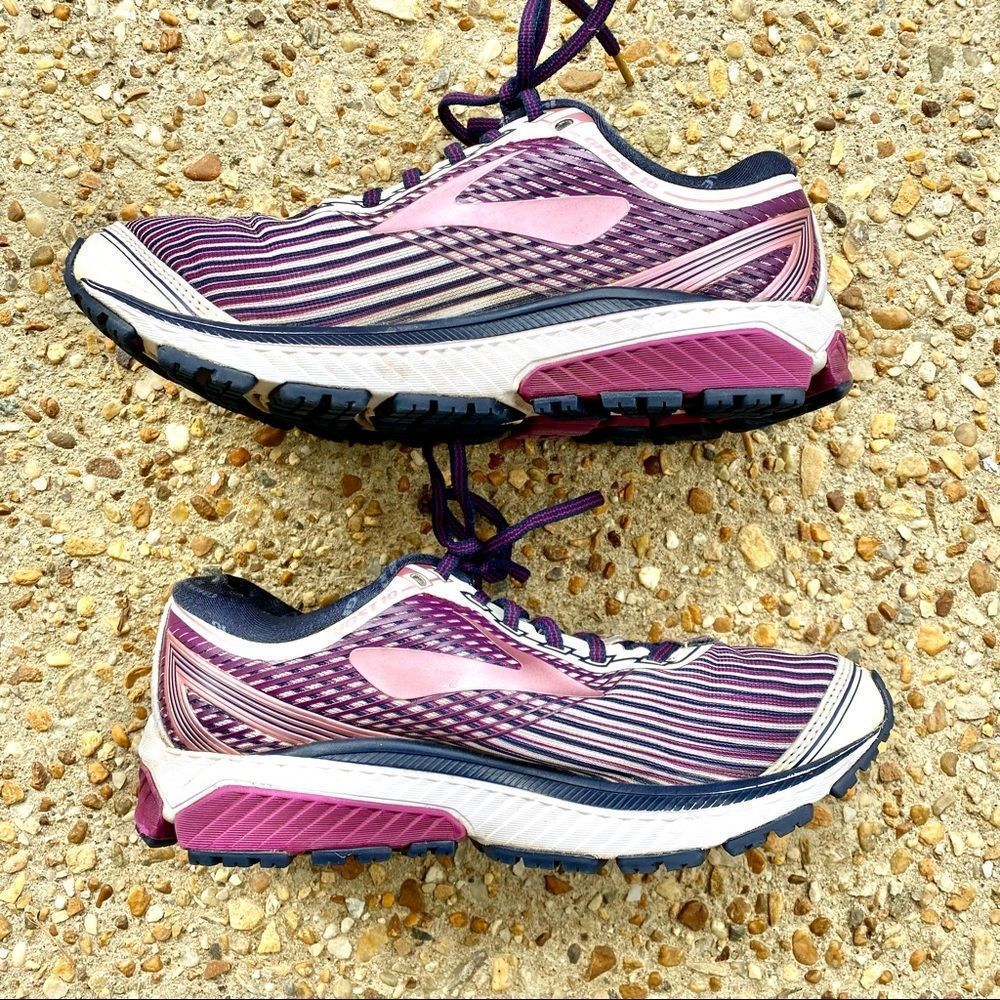 Brooks Ghost 10 Limited Edition LE DNA Striped Running Shoes Size 6.5